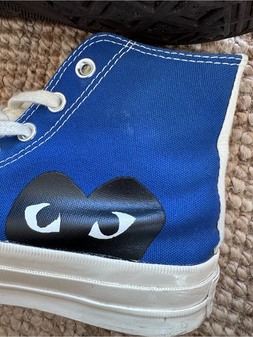 CDG Play Converse All Star ‘70 Hi in Blue Quartz/Egret/Black with box M5.5 W 7.5